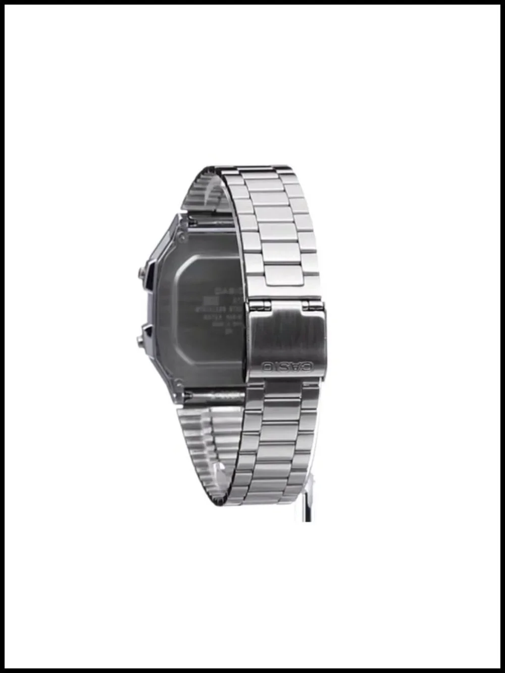 Casio Men's Vintage Digital Quartz Watch Stainless Steel Bracelet
